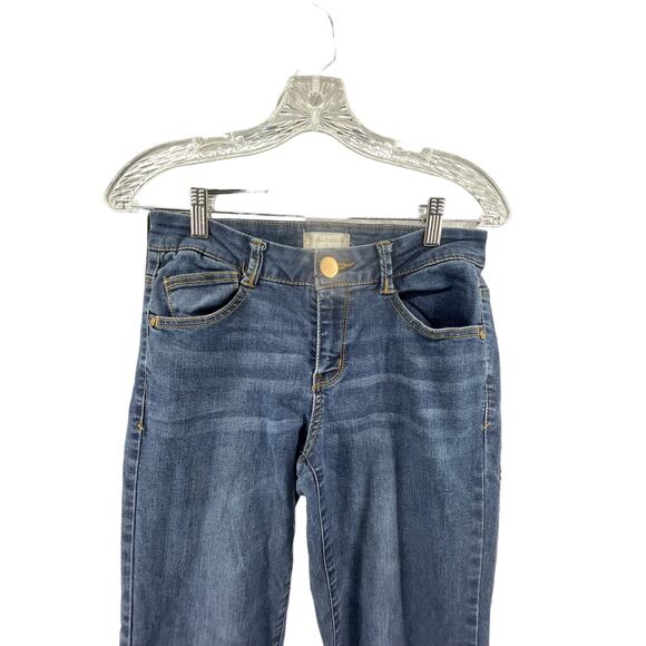 Altar'd State Dark Wash Blue Denim High Rise Skinny Jeans Junior's Size 5 - Picture 3 of 7
